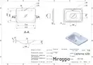 MIRAGGIO California Умивальник, білий (0000158)