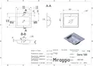 MIRAGGIO Умивальник DELLA 500 (0000174)