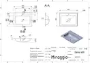 MIRAGGIO DELLA Умивальник 600, білий (0000176)