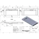 MIRAGGIO Умивальник OLMOS 1200 (0000224)