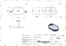MIRAGGIO ROME Умивальник, білий (0000232)