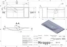 MIRAGGIO Sacramento Умивальник, білий (0000234)