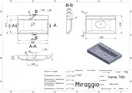 MIRAGGIO VARNA 700 Умивальник, білий (0000256)