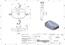 MIRAGGIO LIFOU Умивальник, білий (0000650)