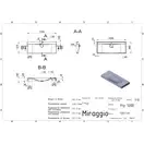 MIRAGGIO Умивальник FLY 1200 (MATT) (0000689)