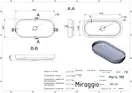 MIRAGGIO MARTA 900 Умывальник, белый (0000692)