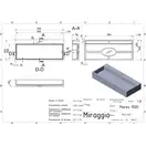 MIRAGGIO Умивальник MARES 1000 (MATT) (0000770)