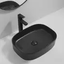 MIXXUS PREMIUM BEVEL-0103 Раковина накладная, черная (MP6520)