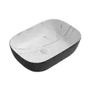 MIXXUS PREMIUM DIVERSE-0112 Раковина накладная, черный мрамор (MP6541)