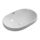 MIXXUS PREMIUM ELLIPSE-1601 Раковина врезная, белая (MP6569)