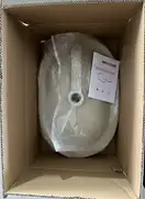 MIXXUS PREMIUM ELLIPSE-1601 Раковина врезная, белая (MP6569)