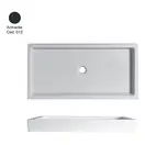 Умивальник підвісний Nic Design Canale 900 мм, antracite matt (001128013)