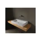 Nic-Design Умивальник підвісний Nic Design Cool без переливу 100х50x12.5 см, чорний глянець (001232008)