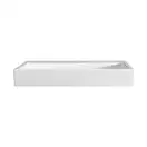 Nic-Design Умивальник підвісний Nic Design Cool без переливу 120х51x12.5 см, білий матовий (001233003)