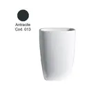 Умивальник окремо стоячий Nic Design Milk, антрацит матовий (001290013)