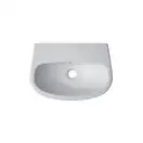 Nic-Design Умивальник підвісний Nic Design Milk Mini 40x28x15.5h з переливом, без отвору під змішувач, білий (001311001)