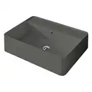 Умивальник на стільницю із переливом Nic Design Semplice 60х45х16 см, Argilla матовий N/F (001384052 NF)