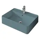 Умивальник на стільницю Nic Design Semplice 60х45х16 см з отвором під змішувач, Polvere матовий C/F (001384057 CF)