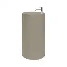Nic-Design Умивальник окремо стоячий Nic Design Ovvio 45х85 см з отвором під змішувач, злив у підлогу, Sabbia матовий (001452051)