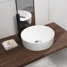 Quarter Bath Round Line 42 Умывальник, белый (70RO23042) (70RO23042.00.2.3.01)