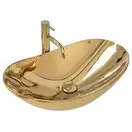 Умывальник (раковина) REA ROYAL GOLD накладной золотой (REA-U4545)