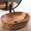 Умывальник (раковина) REA  AMELIA WOOD MATT накладной (REA-U5060)