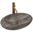 Умывальник (раковина) REA ROXY A STONE D.GREY MATT накладной (REA-U6649)