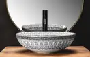 Умывальник (раковина) REA ARTE DARK GREY накладной (REA-U8002)