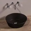 Simas Wave Умывальник настольный, черный мат (WA01 NM)