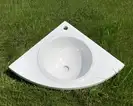 Snail Роксана Умивальник кутовий, білий (110A100)