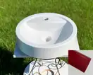 Snail Умивальник «Рондо» А900М Рубін МАТ (149A900M)