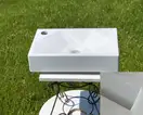 Snail Меркурій L Умивальник, білий мат (157LA100M)