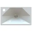 Snail Меркурій L Умивальник, білий мат (157LA100M)