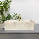 VBI ARABBA M Умивальник накладний, BEIGE STONE (VBI-013504)