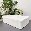 VBI Brescia White Умивальник накладний, білий (VBI-013900)