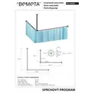 101120042  штанга для шторки  Bemeta Чехія (101120042)