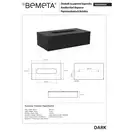 102303020 Dark Тримач для серветок Bemeta Чехія (102303020)