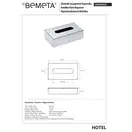 Тримач серфеток 102303025 Hotel  нерж Bemeta Чехія