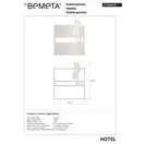 Табличка ”Зона для паління” Hotel (111022015), Bemeta
