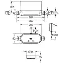 Інтелектуальний контролер води з 3-ма датчиками Grohe Sense Guard (22502LN1)