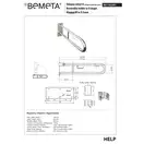 301102281 HELP: поручень U-подібний 813mm, нерж.полірована  Bemeta Чехія (301102281)