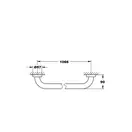 Поручень для ванны 1066 мм Grohe Essentials, хром (40796001) фото 2 Aquada.com.ua