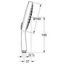 Лейка для душа Grohe Power&Soul® Cosmopolitan (цвет - хром), 4 вида струи (276670001) фото 7 Aquada.com.ua