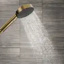 Лейка для душа Hansgrohe Pulsify Select EcoSmart (цвет - шлифованная бронза), 3 вида струи Relaxation 24111140