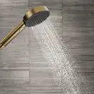 Лейка для душа Hansgrohe Pulsify Select EcoSmart (цвет - шлифованная бронза), 3 вида струи Relaxation 24111140