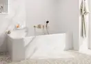 Лейка для душа Hansgrohe Pulsify Select EcoSmart (цвет - шлифованная бронза), 3 вида струи Relaxation 24111140