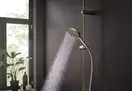 Лейка для душа Hansgrohe Raindance Select S PowderRain (цвет - шлифованная бронза), 3 вида струи 26014140