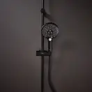 Лейка для душа Hansgrohe Raindance Select S PowderRain (цвет - чёрный матовый), 3 вида струи 26014670