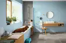 Лейка для душа Hansgrohe Croma Select S Multi EcoSmart (цвет - белый/хром), 3 вида струи (26801400) фото 2 Aquada.com.ua
