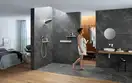 Лейка для душа Hansgrohe Rainfinity EcoSmart (цвет - белый матовый/чёрный), 3 вида струи (26865700) фото 6 Aquada.com.ua